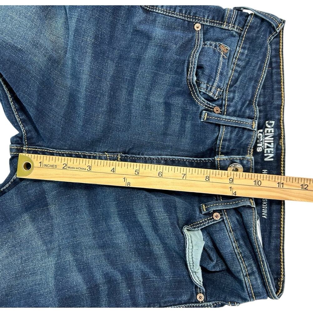 Denizen From Levi's High Rise Skinny Stretch dark wash denim jeans Size 26/30 - Picture 11 of 15